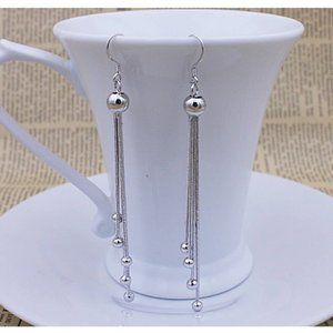 925 Sterling silver beads earrings